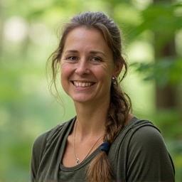 Lucie Procházková, Founder & Lead Guide, smiling in nature near Olomouc