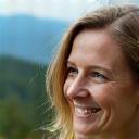 Anaïs G. at the edge of a mountain trail in the Jeseníky region